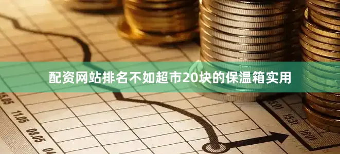 配资网站排名不如超市20块的保温箱实用